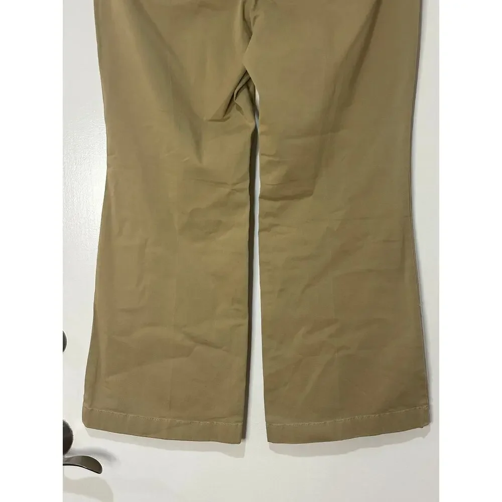 J. Crew Women's Khaki Stretch Pants Size 30 NWT Preppy Minimalist School
